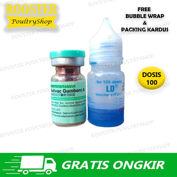 Gambar Vaksinasi Vaksin Ayam GUMBORO A Dosis 500 ekor ayam - Dosis 100 dari Rumah Vaksin Ayam undefined Tokopedia