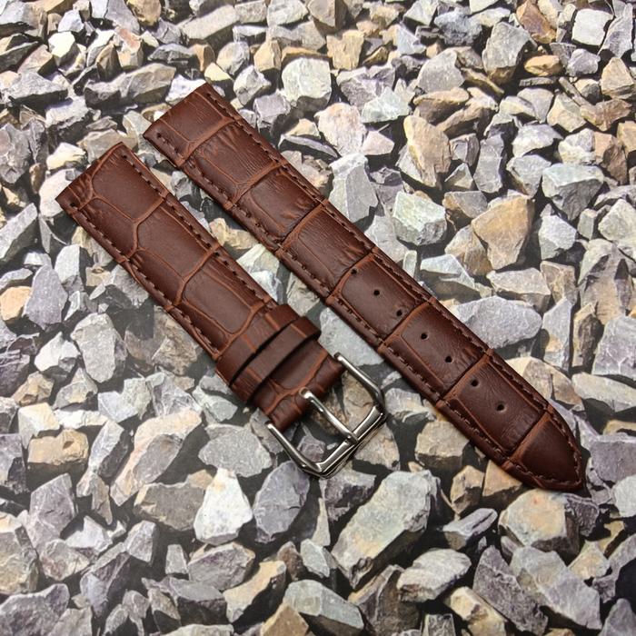 Gambar Tali Kulit Jam Tangan Casio MTP-V001L MTP-V002L MTP-V003L - Cklat Motif 20 dari Ogytashop undefined Tokopedia