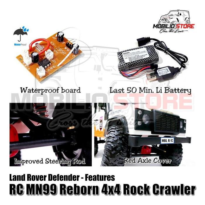 Gambar RC Car MN99 Reborn 1:12 Rock Crawler 4x4 Full Propo Waterproof D90 dari Livina-Store undefined Tokopedia