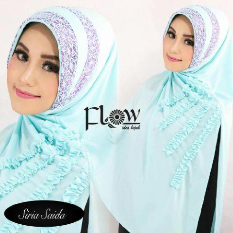 Gambar jilbab instan kerut samping - Biru Muda dari D' Man undefined Tokopedia