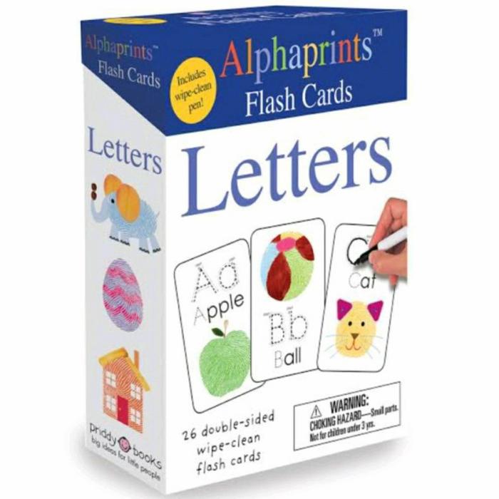 Gambar Priddy Books - Alphaprints: Wipe Clean Flash Cards Letters dari Alfabetbooks undefined Tokopedia