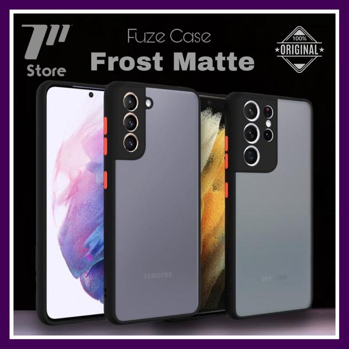 Samsung Galaxy S21 Plus Ultra FE Hard Case Frost Matte Original Sam  S21, Black Matte