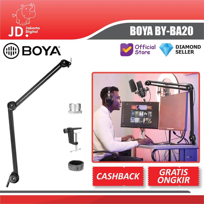 Jual BOYA BY-BA20 Spring-Loaded Suspension Arm - Jakarta Pusat ...