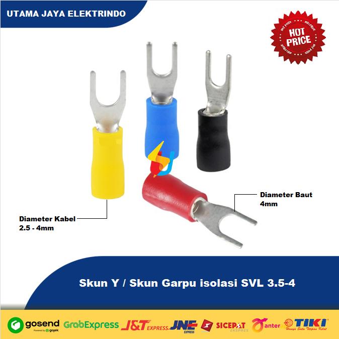 Gambar Kabel Skun Y 4mm M5 Sekun Garpu TSS SVL 3.5 - 4 - Handal - MURAH dari Utama Jaya Elektrindo undefined Tokopedia