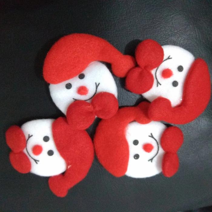 Gambar 1pc rusa natal flanel busa tempelan aplikasi bahan craft - snowman dari me and mom jimbaran undefined Tokopedia