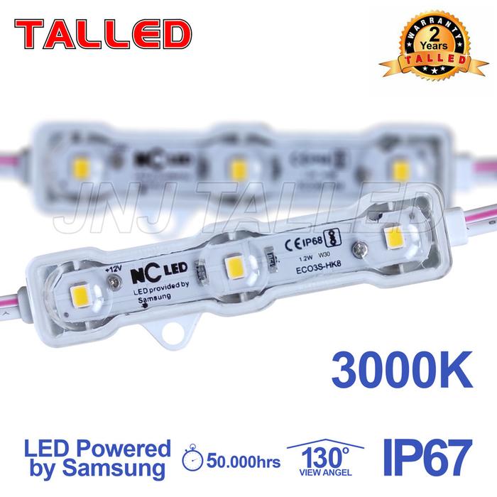Gambar LAMPU MODULE LED 3 MATA NCLED HK8 CLEAR 1.2W 2835 SAMSUNG ORIGINAL - 3000K dari TALLED STORE undefined Tokopedia