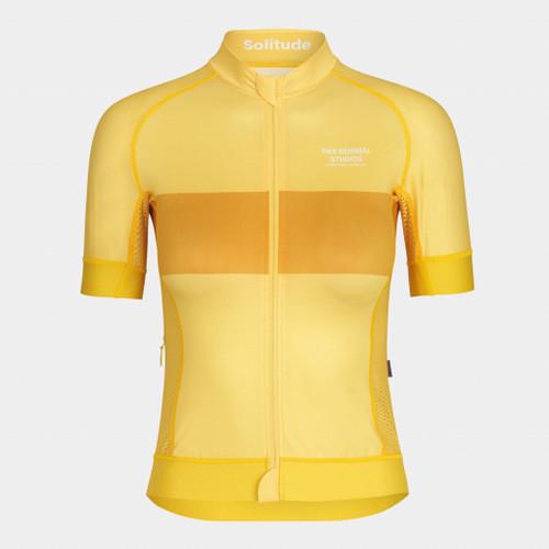 Jual Jersey PNS Solitude Yellow Strip Men size S&L not MAAP, Rapha