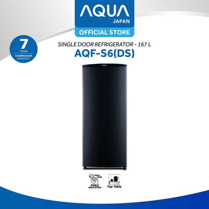 Gambar AQUA Elektronik Freezer 6 Rak 167 Liter AQF-S6 - AQF-S6DarkSilvr dari AQUA Elektronik Indonesia undefined Tokopedia
