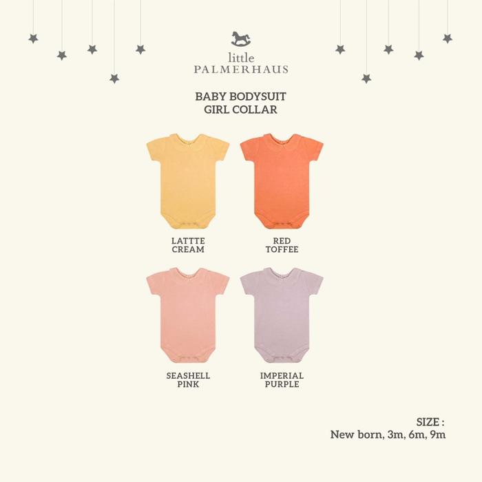 Gambar Little Palmerhaus - Girl Collar Bodysuit 2.0 (Jumper Bayi) - RED TOFFEE, NEWBORN dari Chubby Baby Jakarta undefined Tokopedia