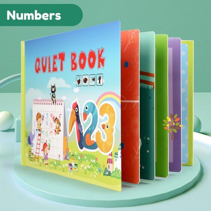 Gambar GMM - Buku Edukasi Anak Quiet Book, Buku Busy Book, Buku Sticker - Number dari GROSIR MAINAN MEDAN undefined Tokopedia