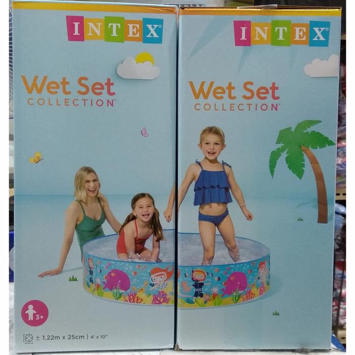 Gambar Kolam Renang anak Intex Tanpa pompa Snapset pool 58477 - Motif Seaworld dari Inflatablestoys undefined Tokopedia