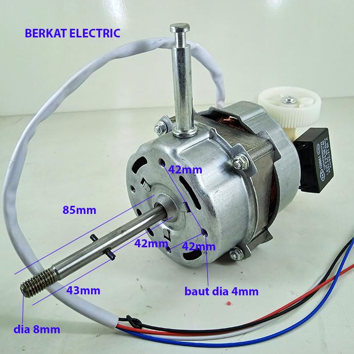 Jual Motor Dinamo Kipas Angin U/maspion+girbox+kapasitor Stand/deskfan