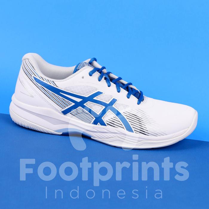 Gambar Sepatu Tenis Asics Gel Game 8 White Lake Drive Tennis Shoes Original dari Footprints Tennis undefined Tokopedia