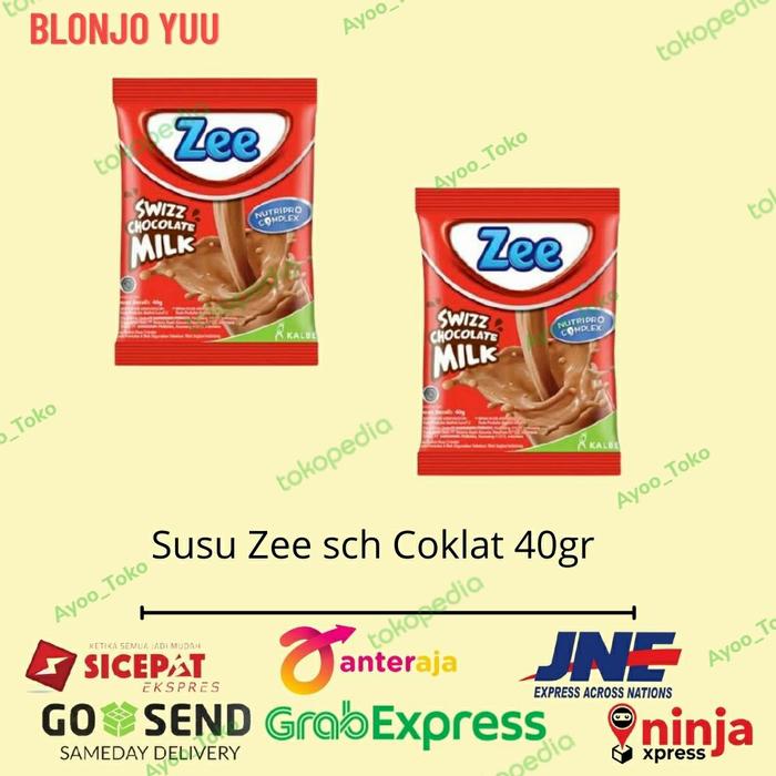 Gambar susu zee sachet 40gr / renceng / Coklat / vanila dari Ayoo_Toko undefined Tokopedia