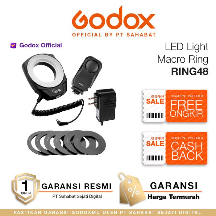 Gambar Godox Ring48 Macro Ring Light dental Photography micro Close up dari Pro Foto Video by PT Sahabat undefined Tokopedia