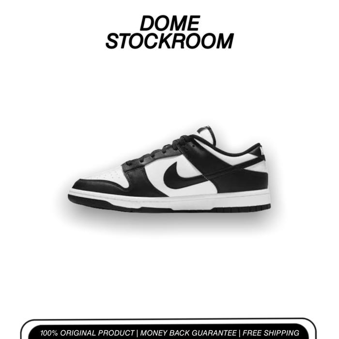 Jual NIKE DUNK LOW PANDA BLACK/WHITE GS SIZE ORIGINAL 39 Kota