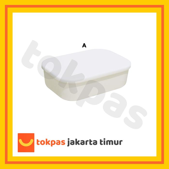Gambar Kotak Penyimpanan Organizer / Storage Box Organizer Pakaian Ayumi Plastik Putih - A. 25x18x8 cm dari Tokpas Jakarta Timur undefined Tokopedia