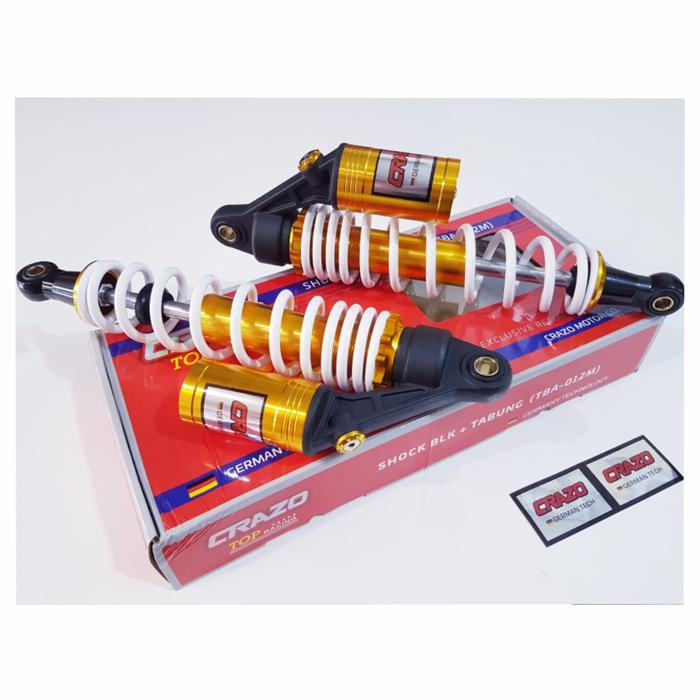 Gambar SHOCK BREAKER BELAKANG TABUNG VARIASI MOTOR KHARISMA-SHOGUN-SMASH NEW - Putih dari ANTON K2 AKSESORIS MOTOR undefined Tokopedia