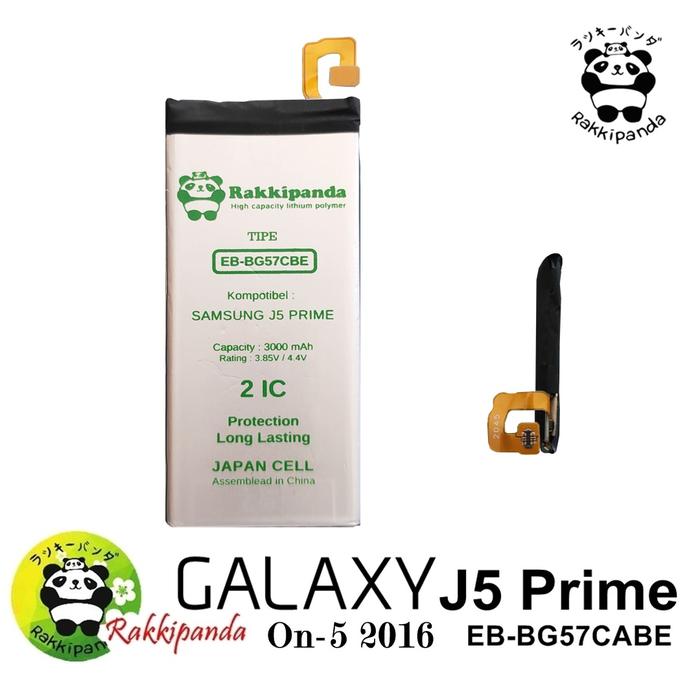 Gambar Rakkipanda EB-BG57CABE For Baterai Samsung Galaxy J5 Prime Double IC Protection dari nohanpalugada undefined Tokopedia