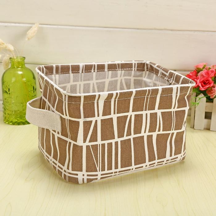 Gambar GGT Storage Box Lipat Keranjang MIni Multifungsi Box Organizer Motif - COFFEE dari Gudang Grosir Terlengkap undefined Tokopedia