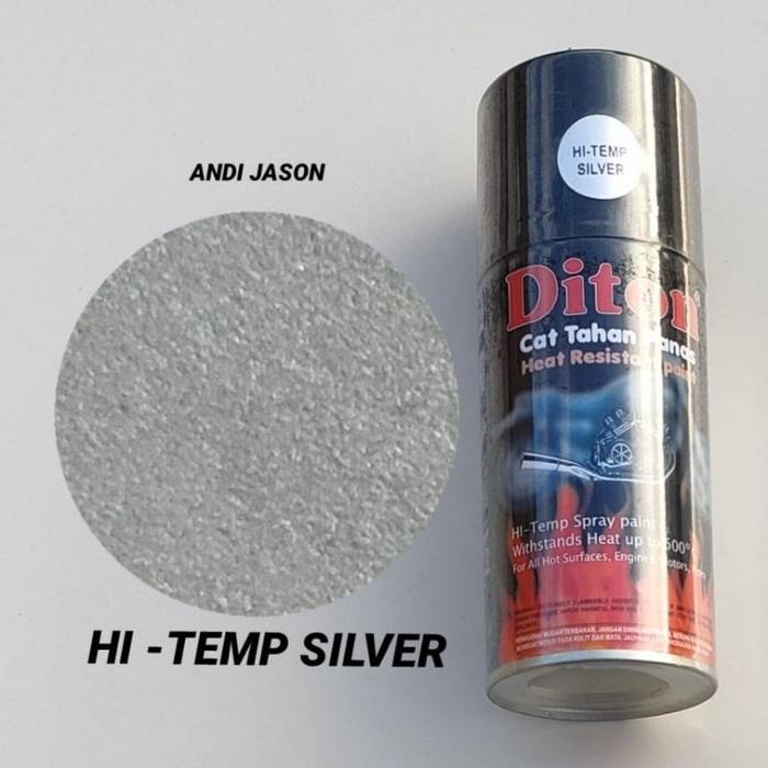 Gambar Diton 300CC Chrome, Anti Karat, Heat Resistant-Cat Semprot / Cat Pilok - SILVER (HEAT) dari KeyMotorSparepart undefined Tokopedia