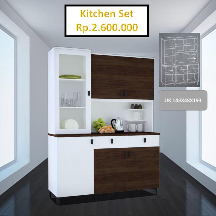 Gambar KITCHEN SET LEMARI DAPUR - 1 dari Kedah Furniture undefined Tokopedia