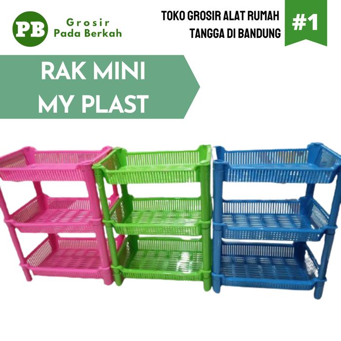 Gambar Rak Mini My Plast Susun 3 Rak Mini Serbaguna dari GROSIR PADA BERKAH undefined Tokopedia