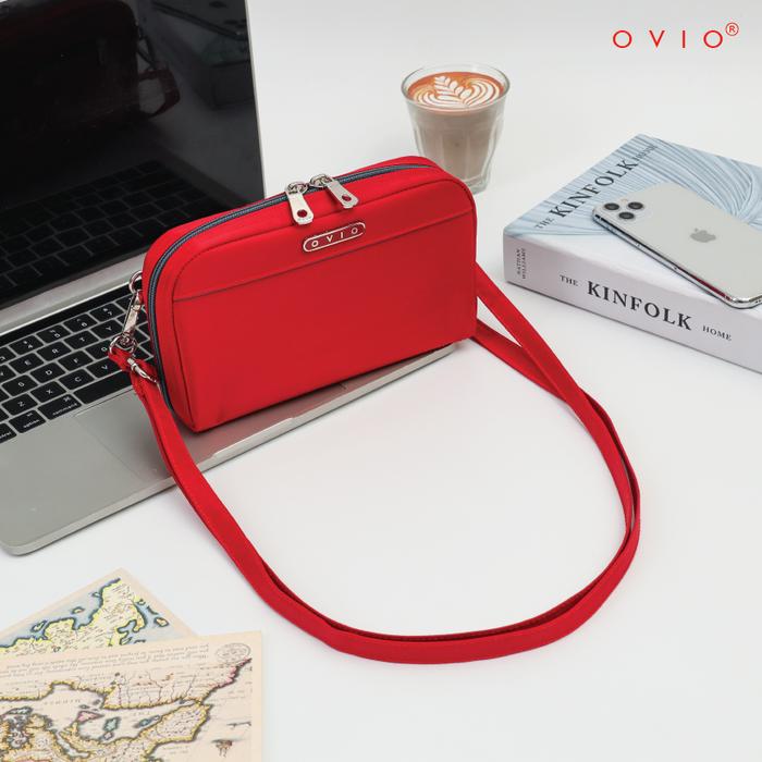 Gambar OVIO 3130 Nylon - Dompet Multifungsi / Mini Pouch Organizer - Red dari OVIO Official undefined Tokopedia