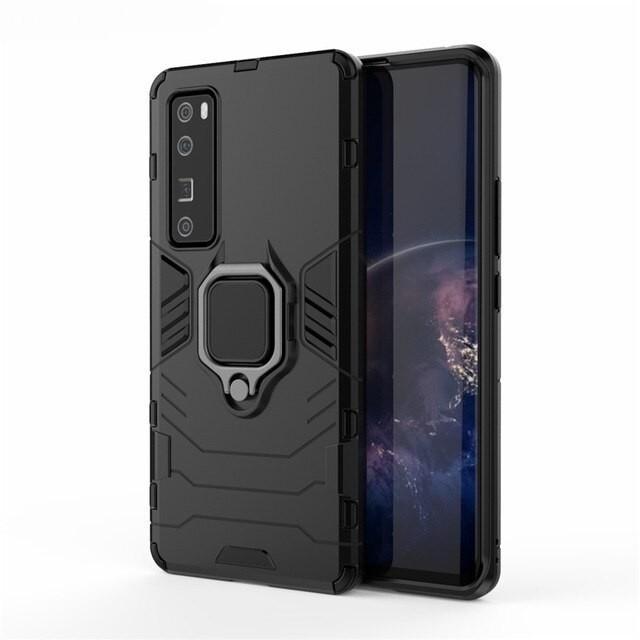 Gambar Huawei Nova 7 5G Transformer ring Hard Case Magnetic Standing Original - Hitam, NOVA 7 5G dari Huami Shop 577 undefined Tokopedia