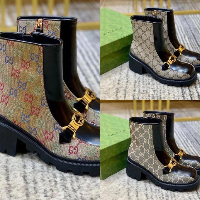 Ss Techno Gucci Serpent Boots Gucci White Leather Ace Embroidered