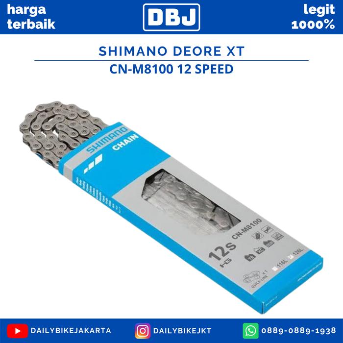 Jual RANTAI SEPEDA SHIMANO DEORE CN M8100 12 SPEED Kota - Main Image