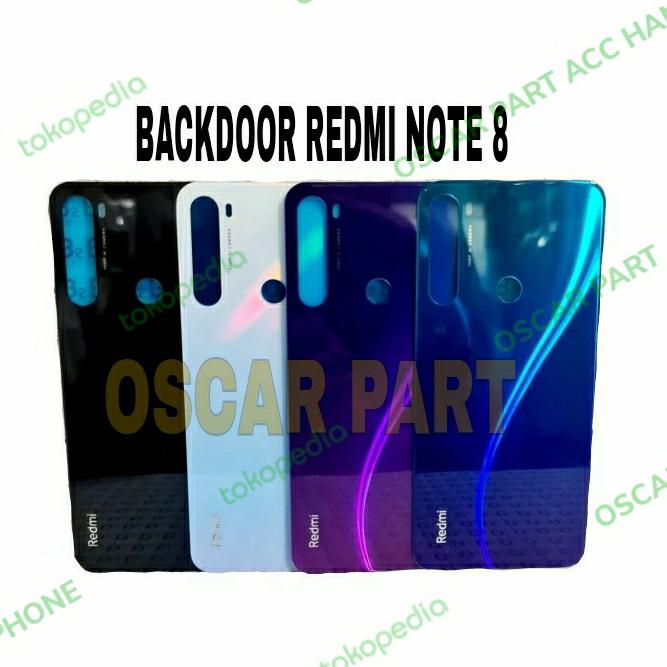 Gambar BACKDOOR / BACK COVER / CASING TUTUP BELAKANG XIAOMI REDMI NOTE 8 ORI - Hitam dari OSCAR PART undefined Tokopedia