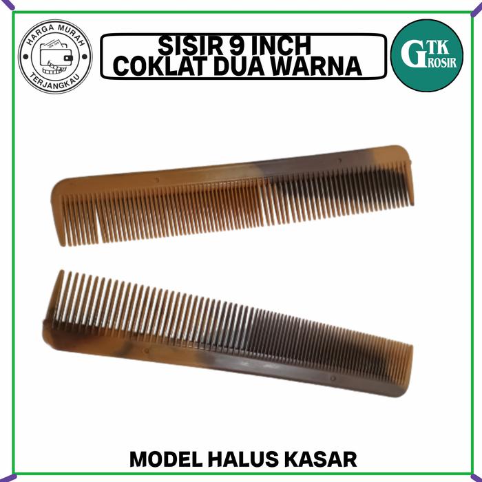Gambar SISIR 9 INCH DUA WARNA - HALUS KASAR dari tkgrosir88 undefined Tokopedia
