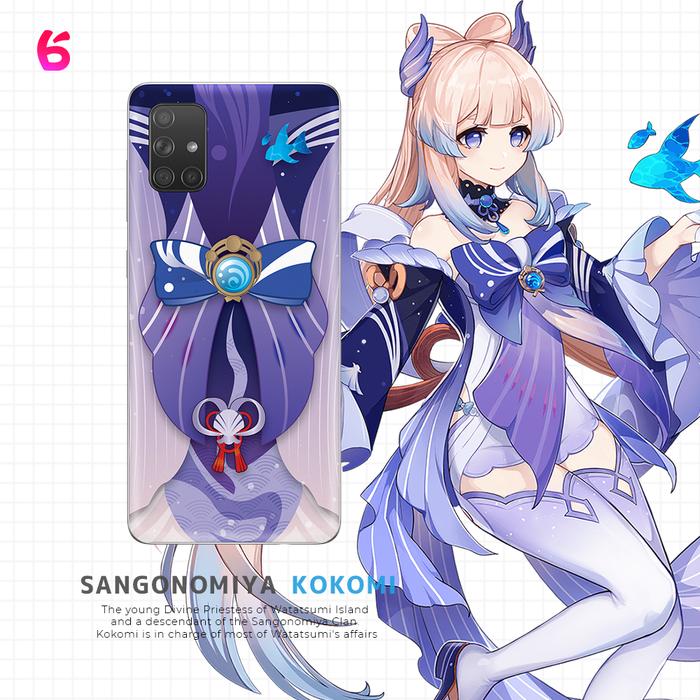 Gambar Sangonomiya Kokomi - Phone Case Genshin Impact - Anticrack dari ROKU Project undefined Tokopedia
