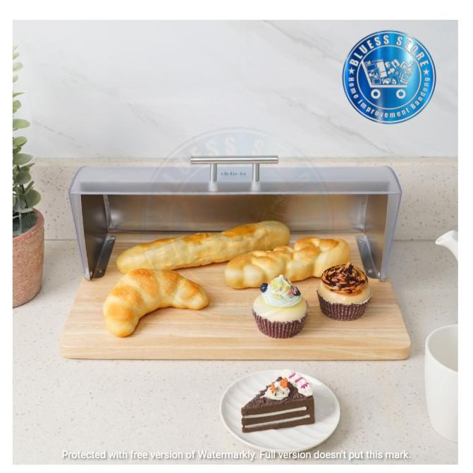 Gambar Delicia Tempat Roti Transparan Bread Box Bread Case Minimalis dari Bluesss store undefined Tokopedia