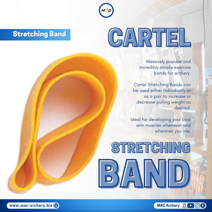 Gambar cartel exersice band stretching band untuk berlatih release panahan - STRETCHING BAND dari MAC Archery undefined Tokopedia