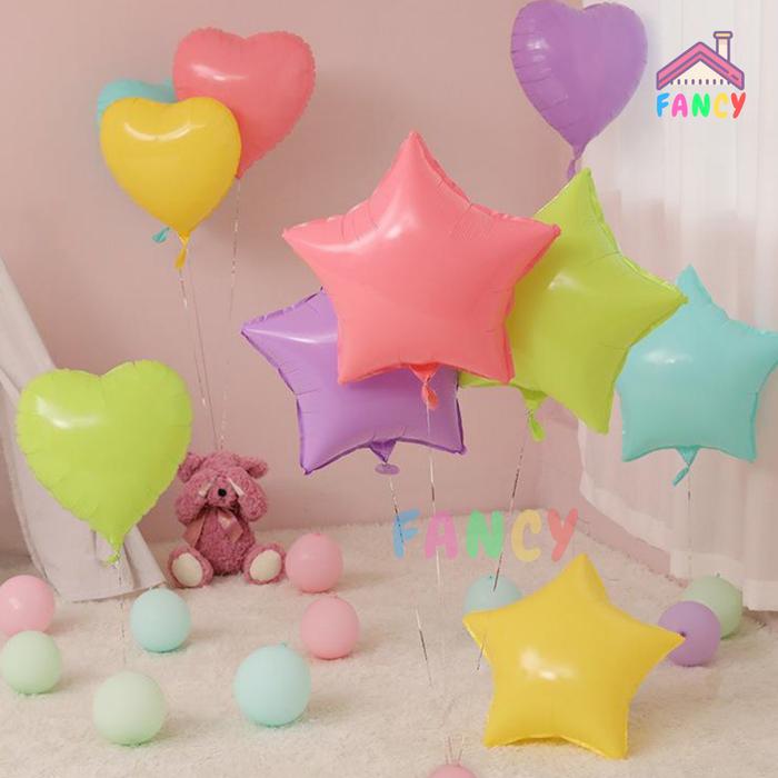 Gambar Balon Foil Bintang Kecil 20cm / Balon Foil Star 10inch - Ungu Pastel dari Rumah Fancy undefined Tokopedia