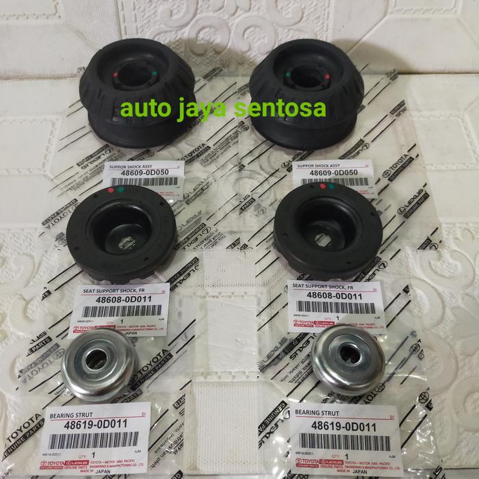 Gambar 1set karet support shock depan bearing tatakan toyota vios yaris gen 2 dari autojayasentosa undefined Tokopedia