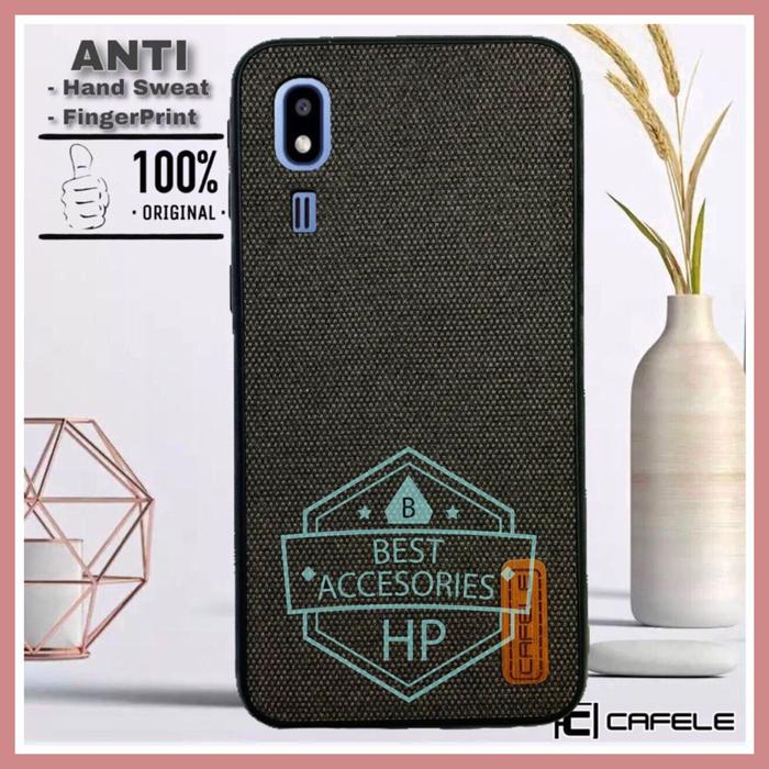 Gambar SAMSUNG GALAXY A2 CORE A260 DENIM FABRIC JEANS CASE CAFELE ORIGINAL - SAMSUNG A2 CORE, Hitam dari Best Accesories Hp undefined Tokopedia