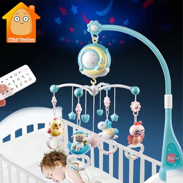 Gambar Mainan Gantung Tempat Tidur Bayi Baby Remote Toy Dekorasi Baby Box dari WACO STORE JKT undefined Tokopedia