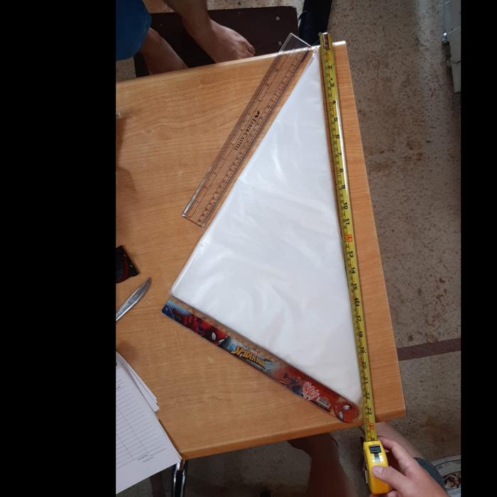 Gambar Plastik Segitiga / Contong / Pipping Bag Jumbo - Lembar dari Leo Bersaudara undefined Tokopedia