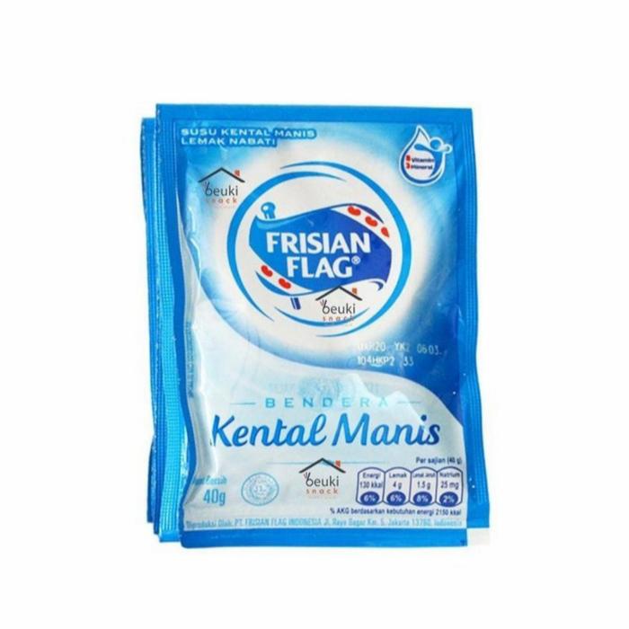 Gambar SKM bendera frisian flag susu kental manis krimer putih renceng 6pcs dari Toko Berkah Emeral undefined Tokopedia