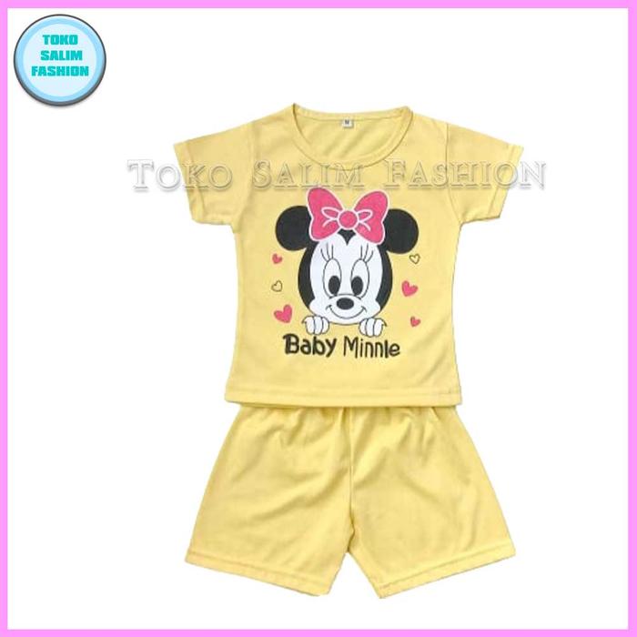 Gambar setelan baju anak perempuan usia 1 tahun motif karakter lucu grosir - S dari Toko Salim Fashion undefined Tokopedia