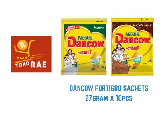 Gambar Dancow Instant Fortigo Sachets Putih/Cokelat - 1 renceng 10 sachets - Putih dari Rae-Shop undefined Tokopedia