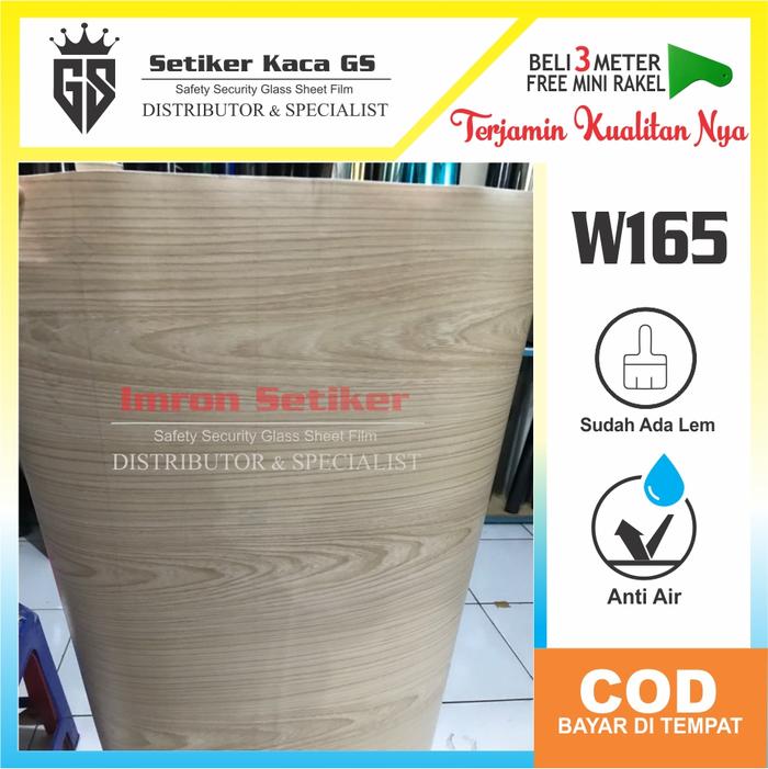 Gambar STIKER VINIL SERAT KAYU / STIKER MOTIF KAYU / STIKER WALLPAPER KAYU - W165 dari Stiker Kaca art undefined Tokopedia