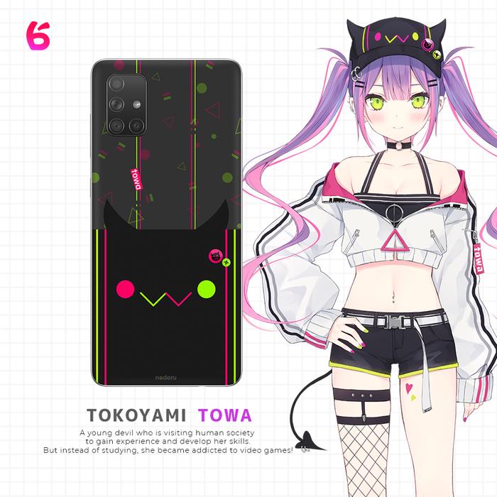 Gambar Tokoyami Towa - Phone Case Hololive Japan - Delux Ver., Anticrack dari ROKU Project undefined Tokopedia