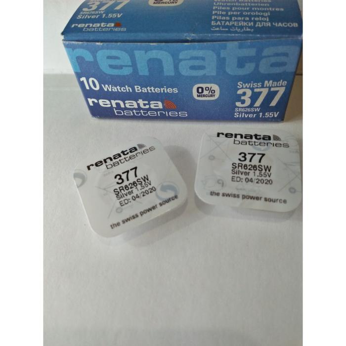 Gambar [PER PCS] RENATA SWISS BATTERY SR626SW / Baterai Jam Tangan SR 626 SW - RENATASR626 dari Electricalmart ID undefined 3 Tokopedia