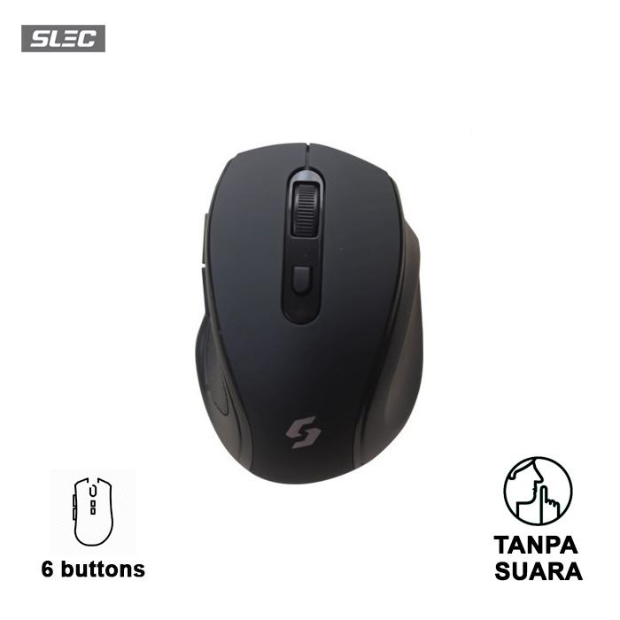 Gambar SLEC Mouse Wireless NC20 - Matte Black dari SLEC Official Store undefined Tokopedia