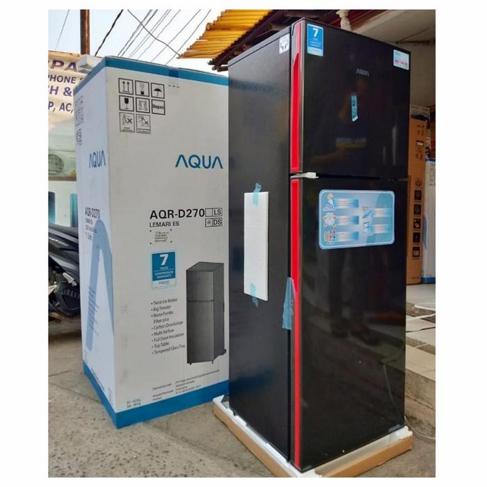 Gambar Kulkas 2 Pintu AQUA JAPAN AQR-D270 Lemari Es Free Ongkir Jadetabek - DS dari Heroes EL_NEW undefined Tokopedia