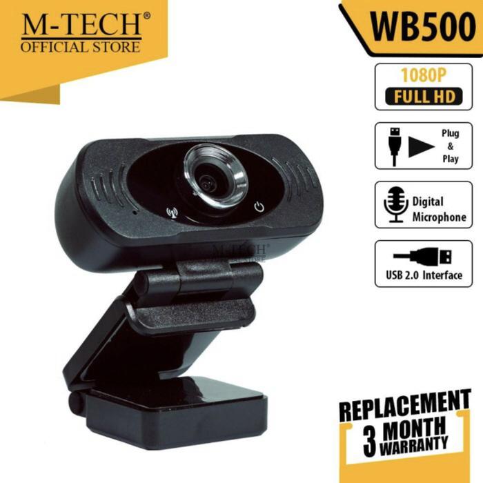 Gambar M-Tech WB500 Webcam Camera Full HD 1080P MTech for Laptop Komputer - WB500 dari Click & Go Tokopedia undefined Tokopedia